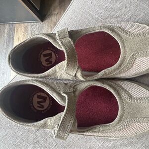 Merrell Taupe Mary Jane Shoes Size 6.5